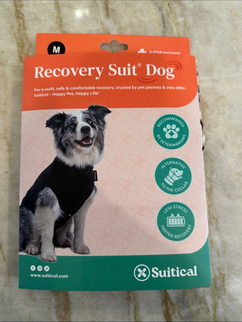 Recovery Suit Dog - Black (M)